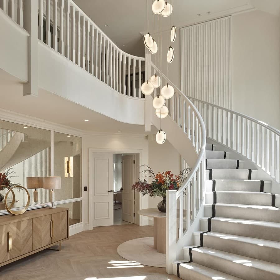 Hallway transformation reveal by Cheshire Property Studio