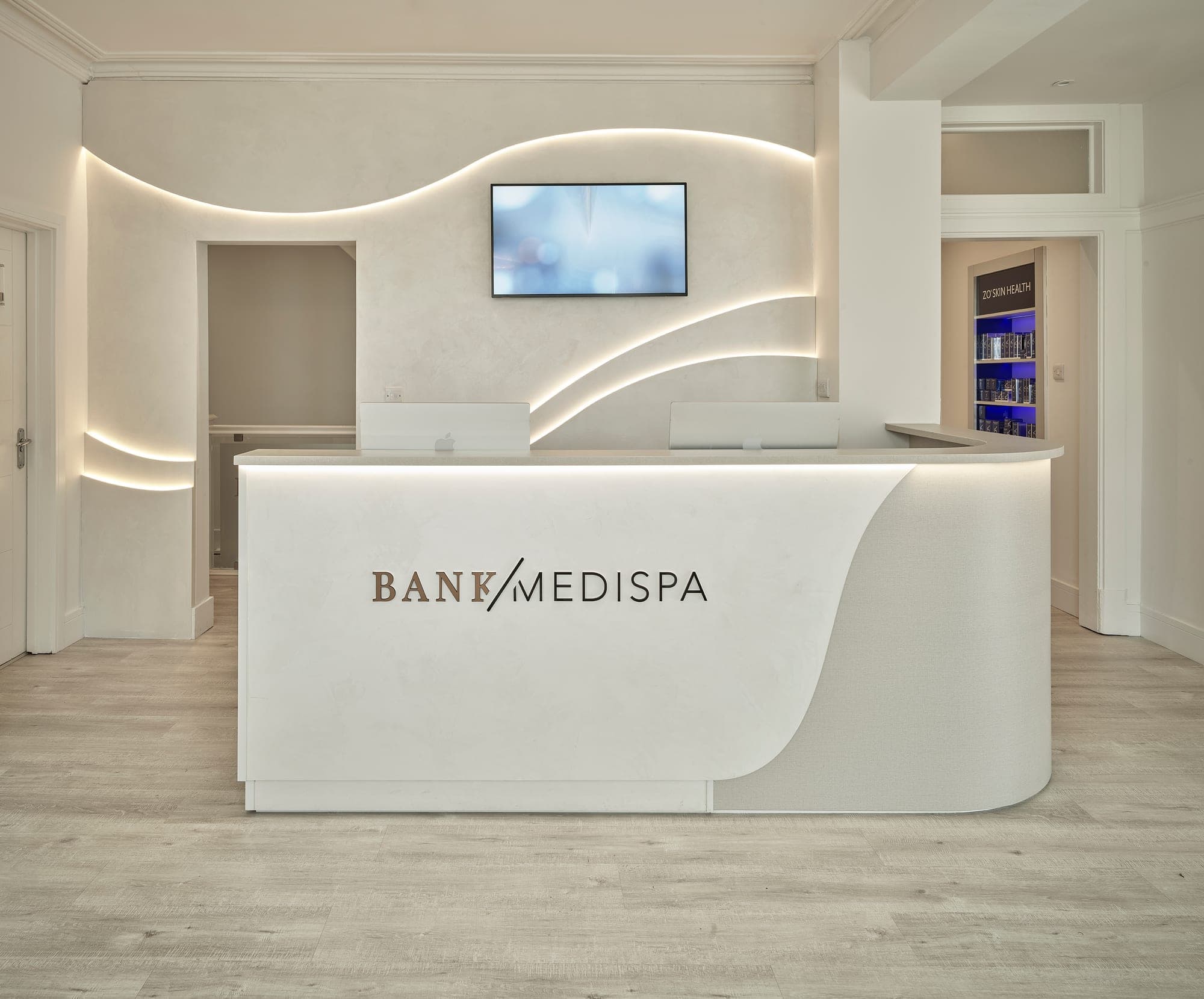 Bank Medi Spa — interior design by Cheshire Property Studio
